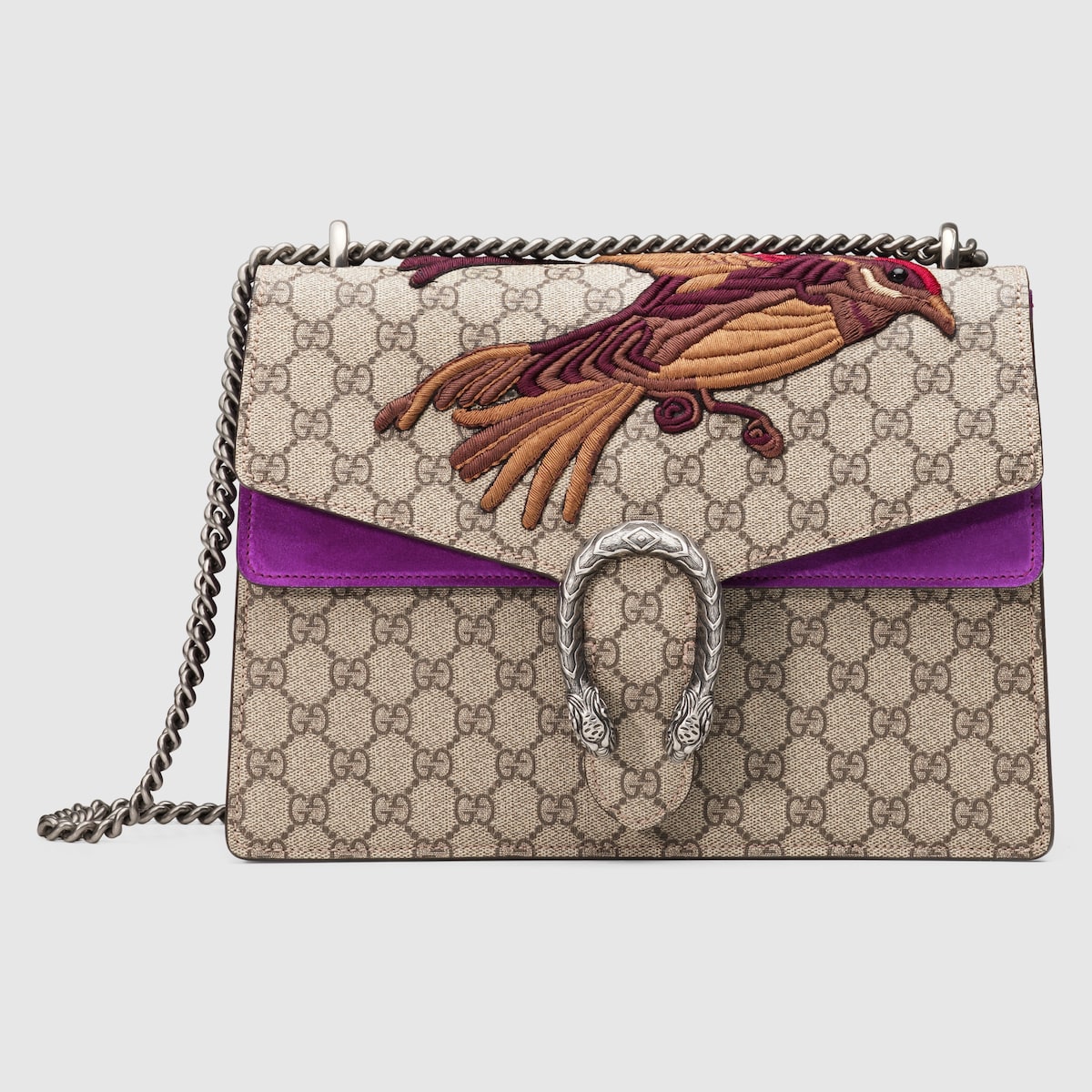 antiquegucci,antiquewhite antique silver toned hardware beige/ebony gg supreme canvas