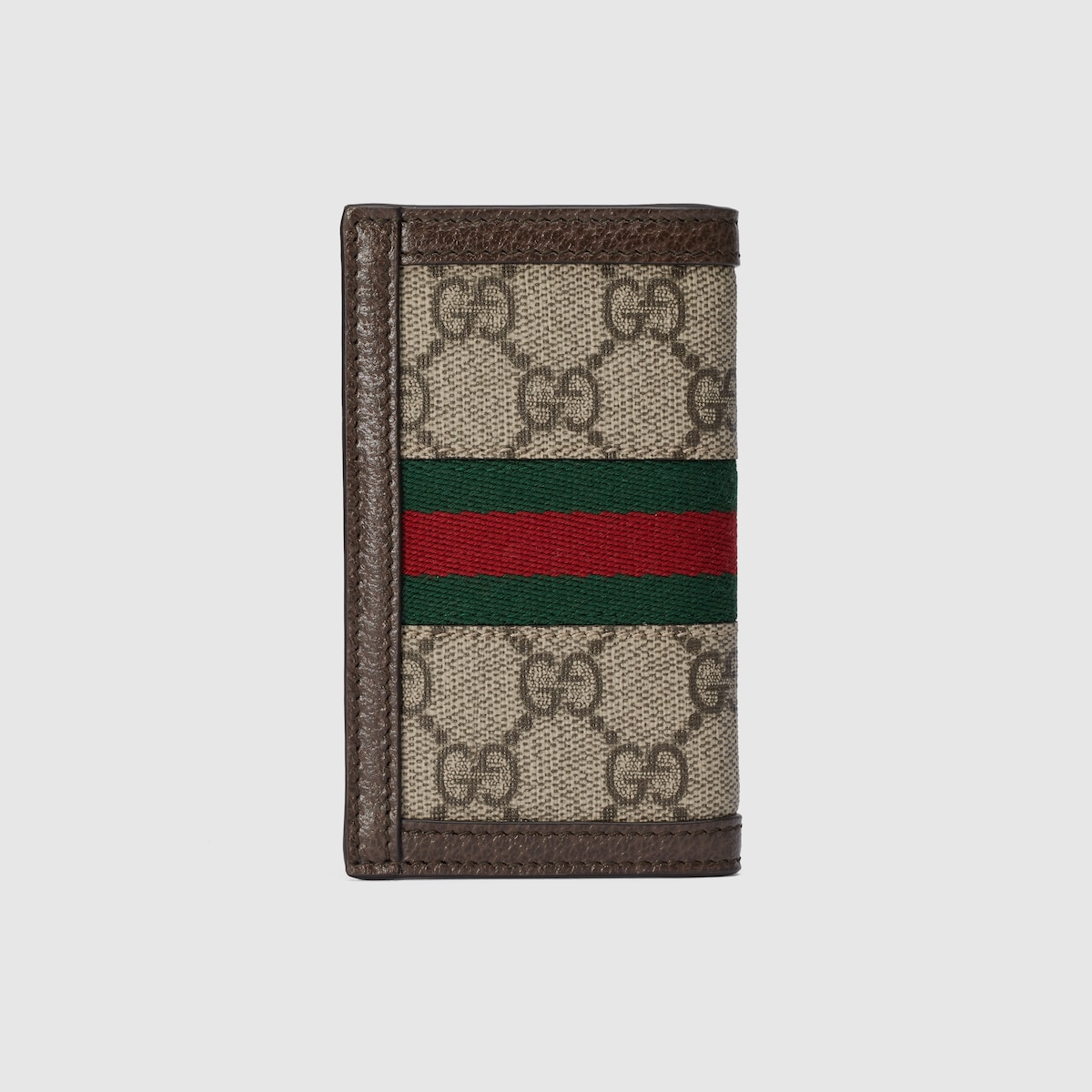 Ophidia Card Case In Beige And Ebony Supreme Gucci Us