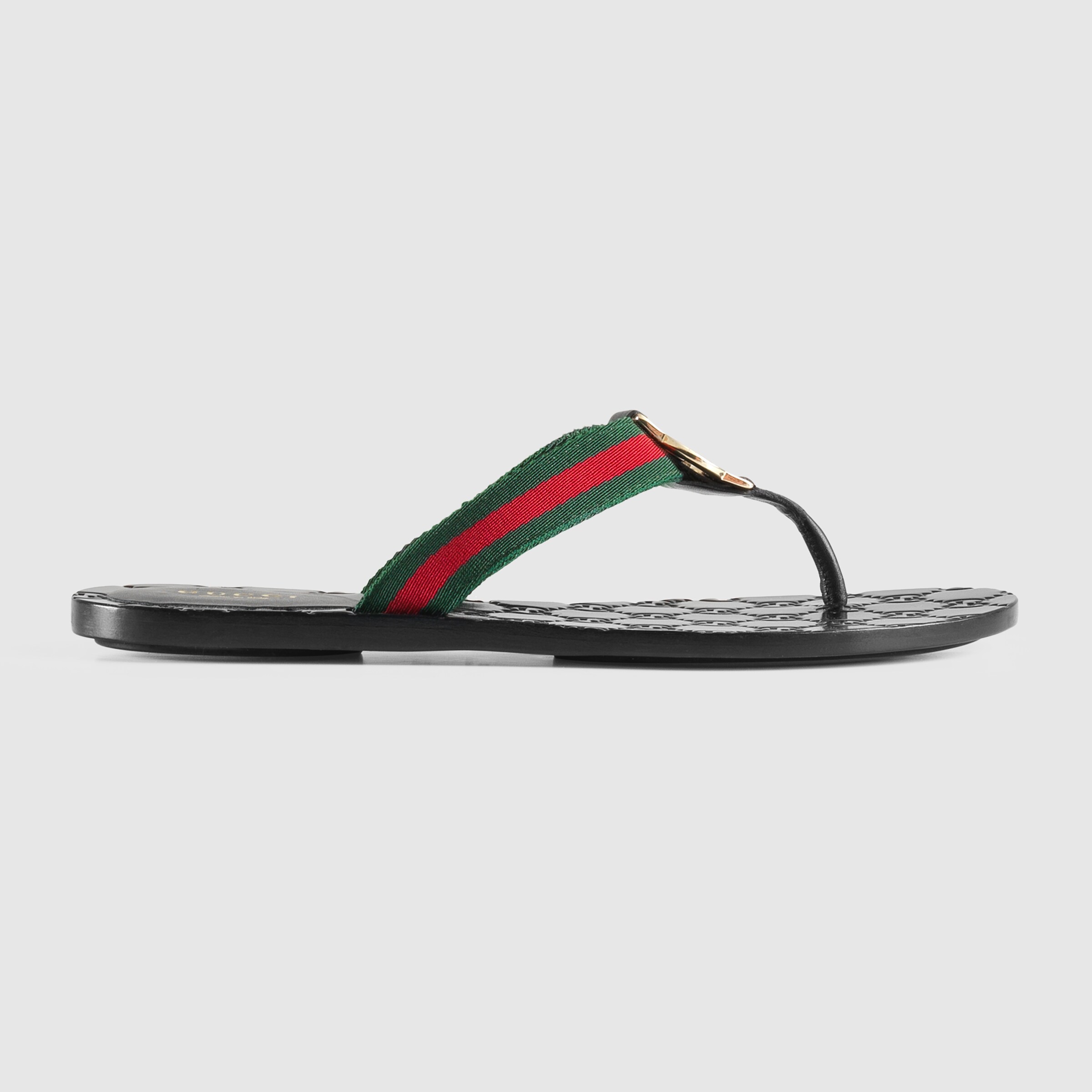 Gg Thong Web Sandal Gucci Women S Sandals H