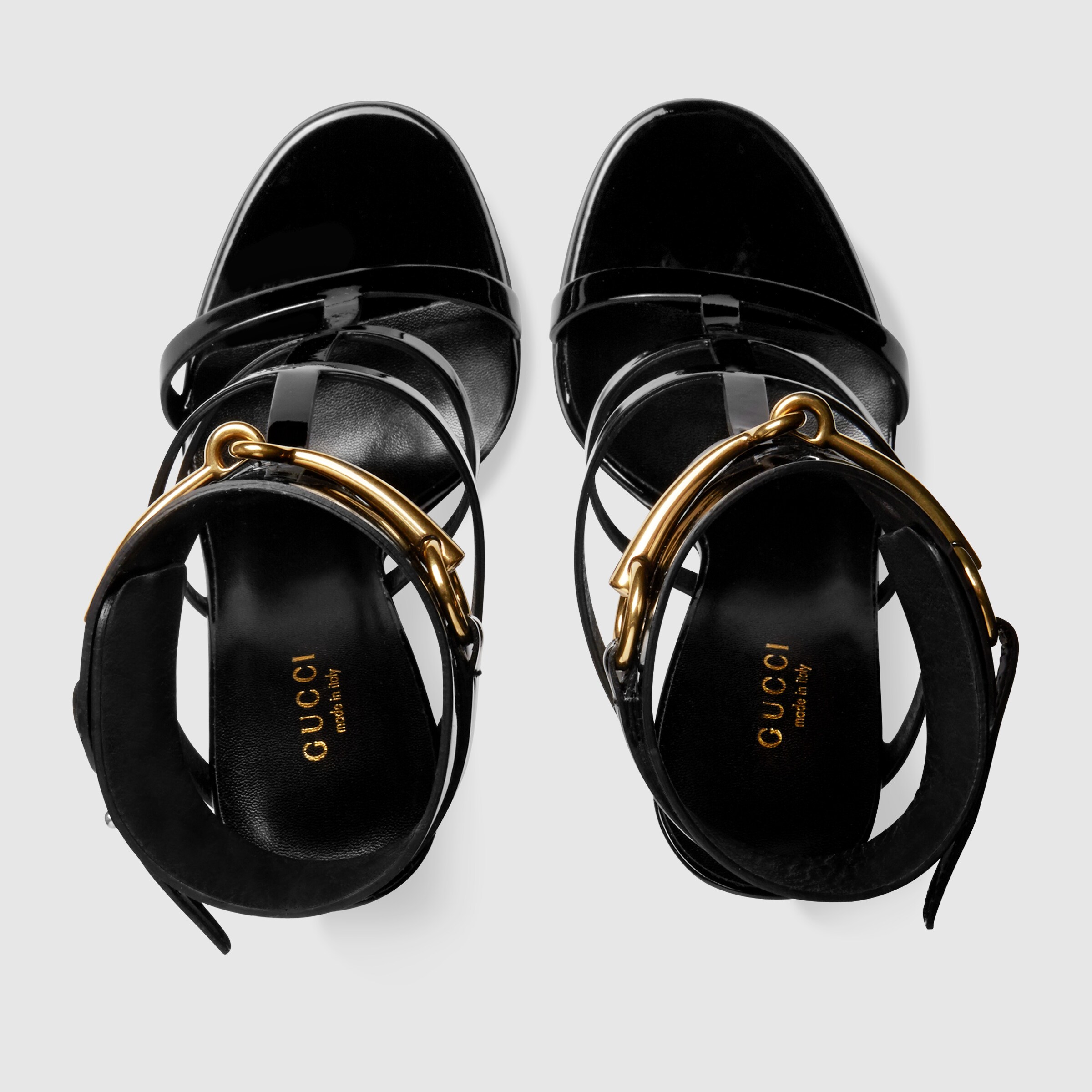 gucci sandals ankle strap