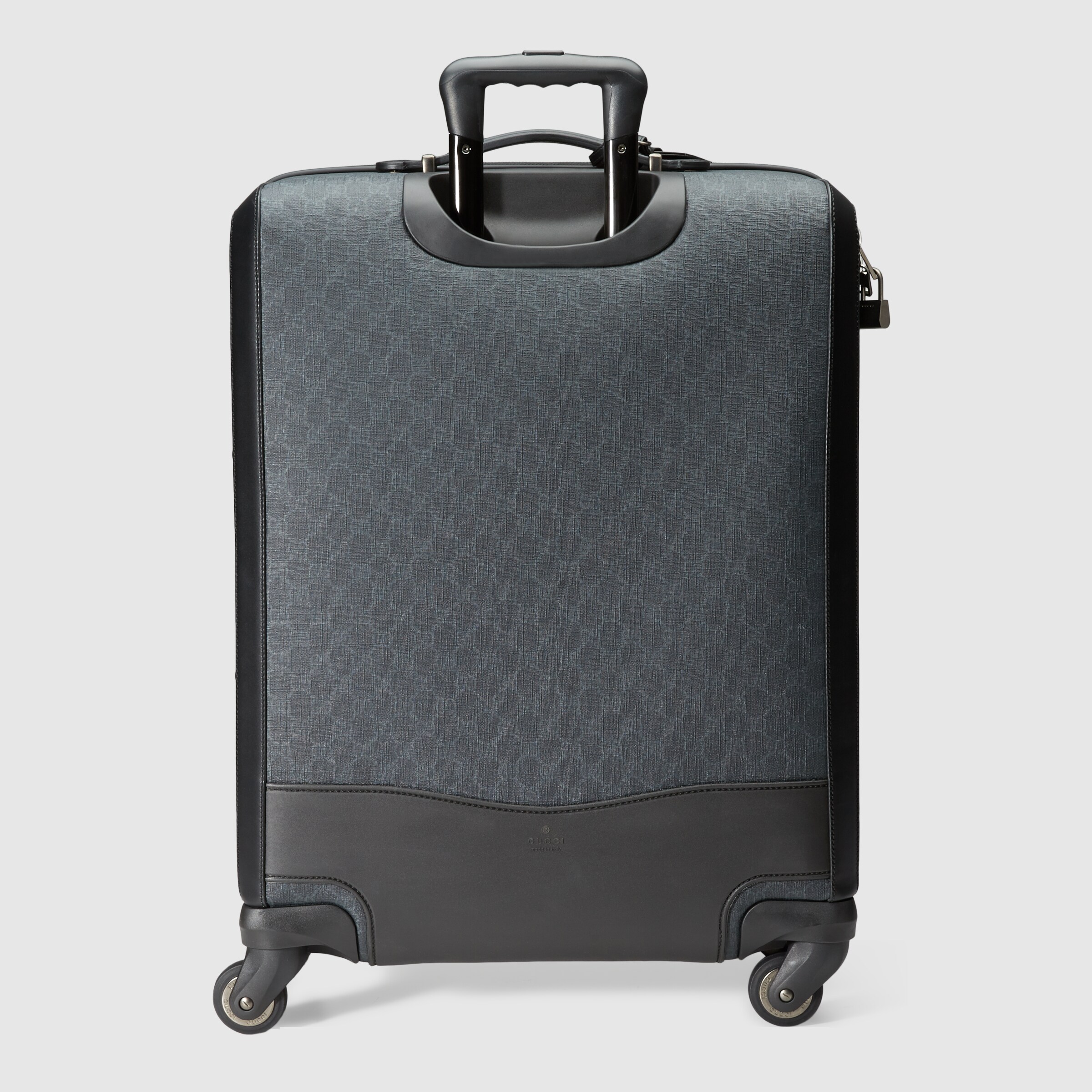 black gucci suitcase