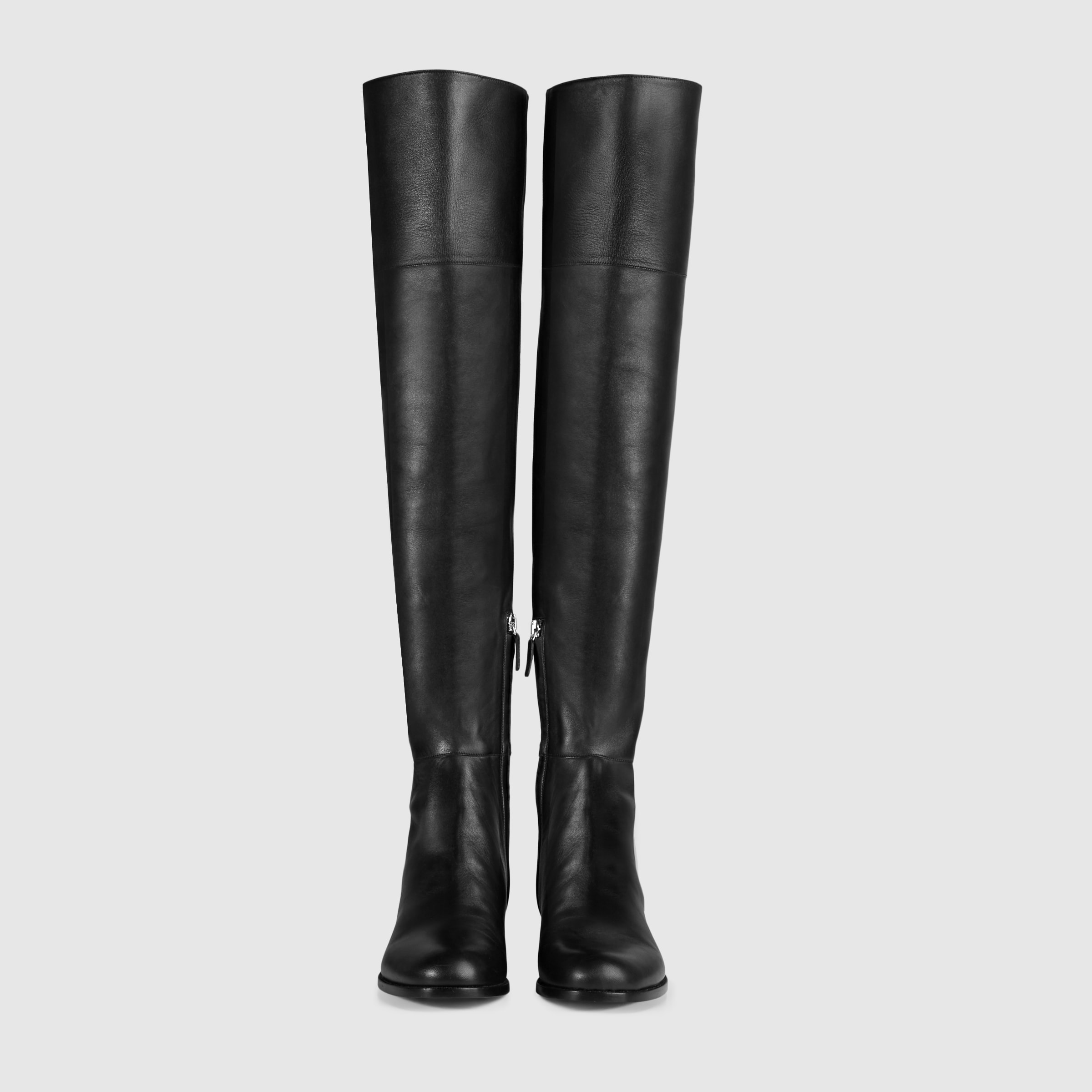 Gucci Women Maud leather overtheknee boot 388337BTM601000