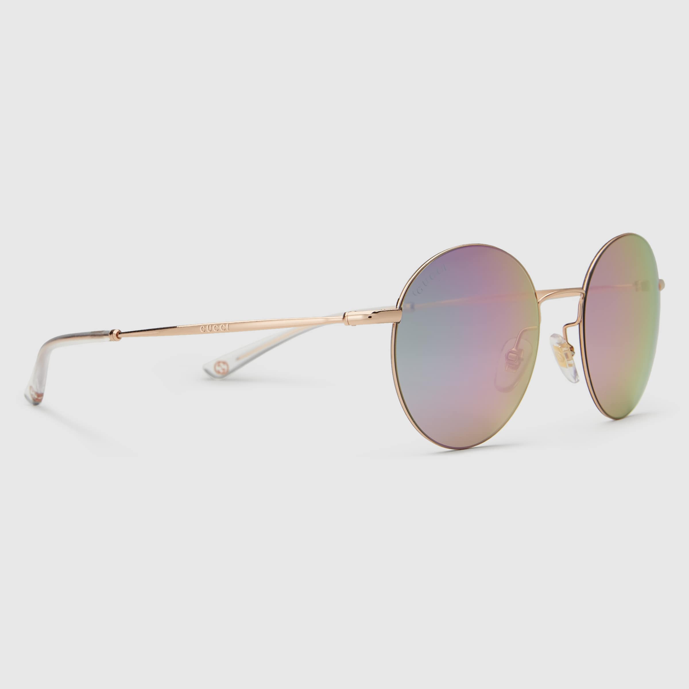 round gucci glasses men