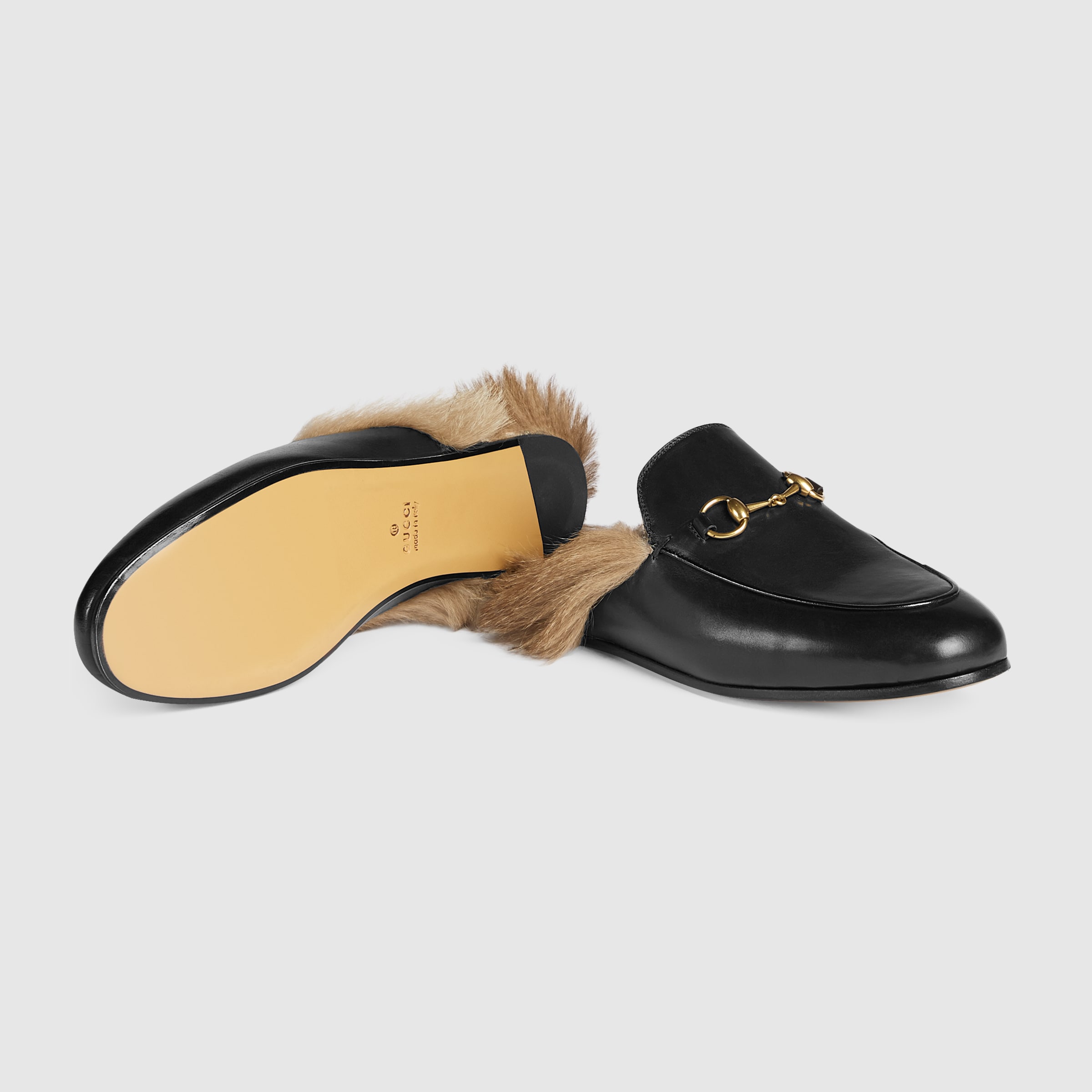 gucci women's princetown leather slipper