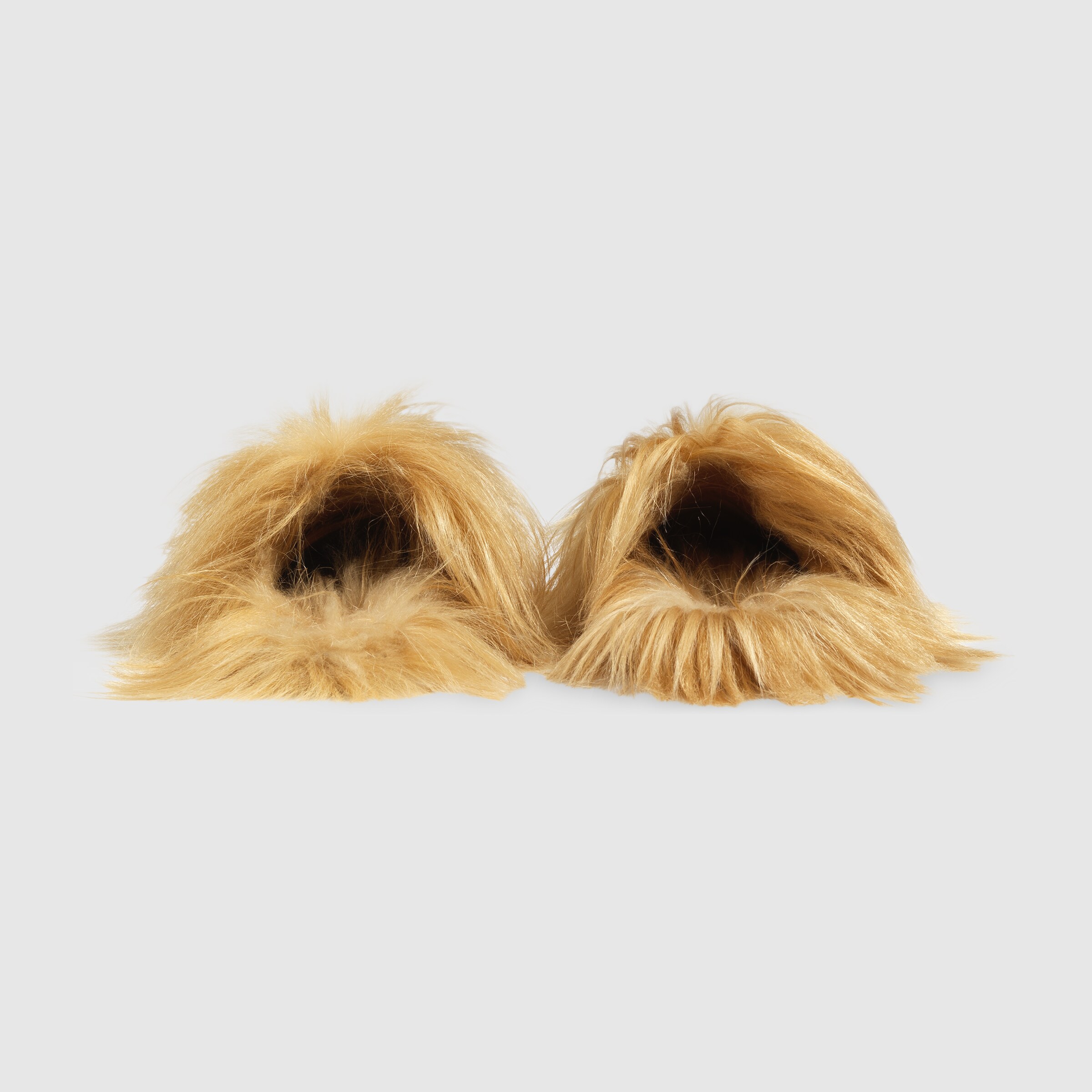 gucci horsebit fur slippers