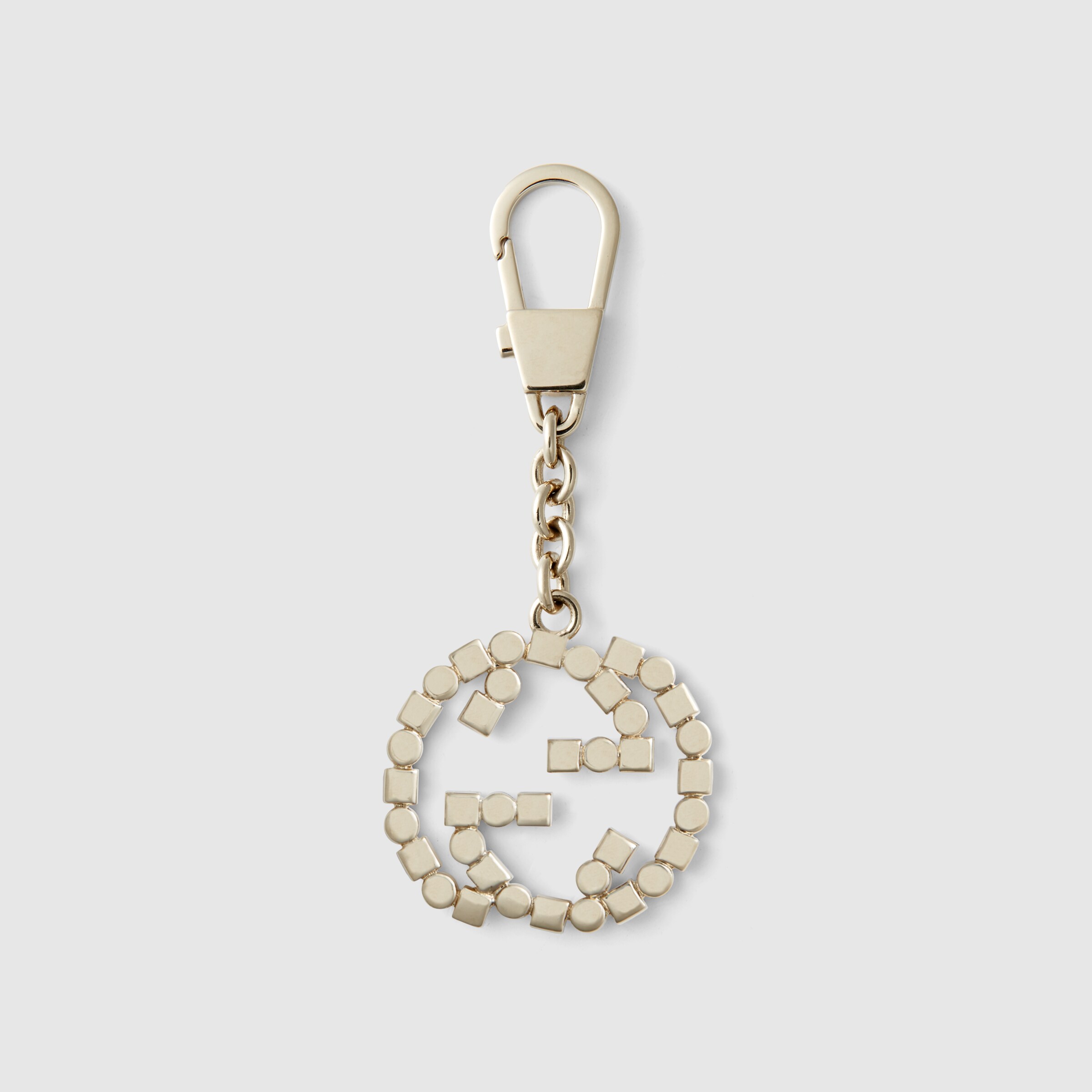 Gucci Women Studded interlocking G key ring 388389J160G0953