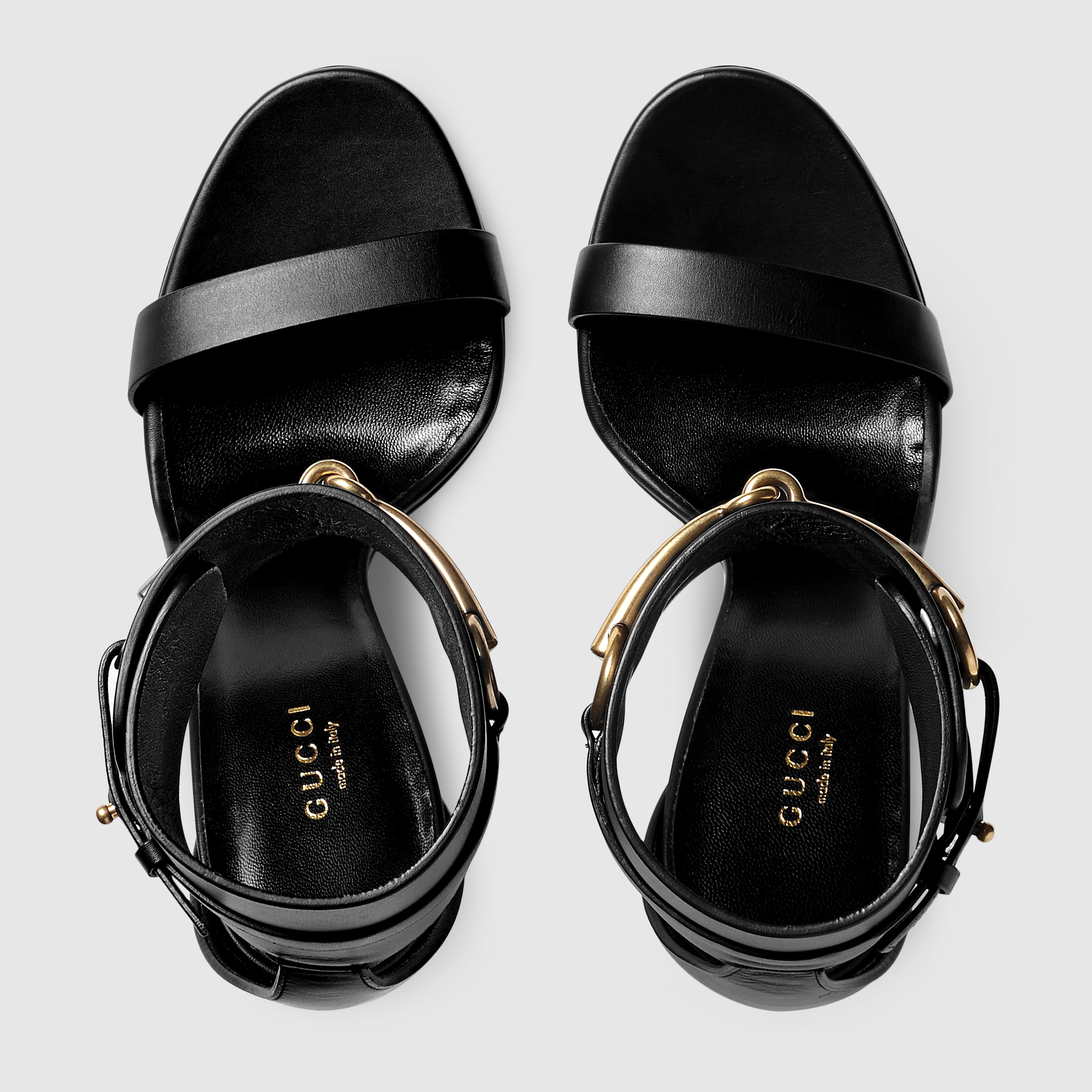 gucci sandals ankle strap