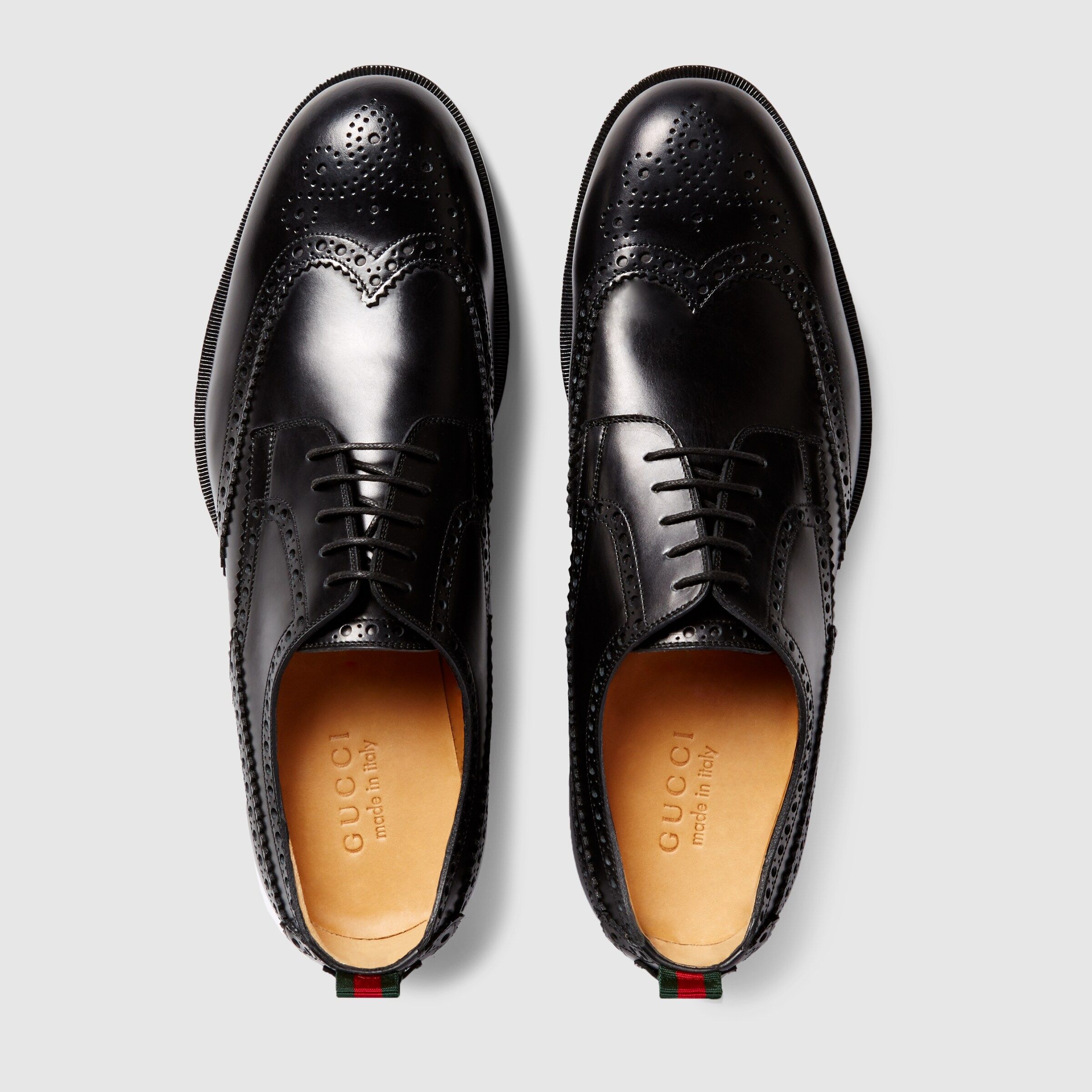 Gucci Men Leather laceup 409757DKG201060