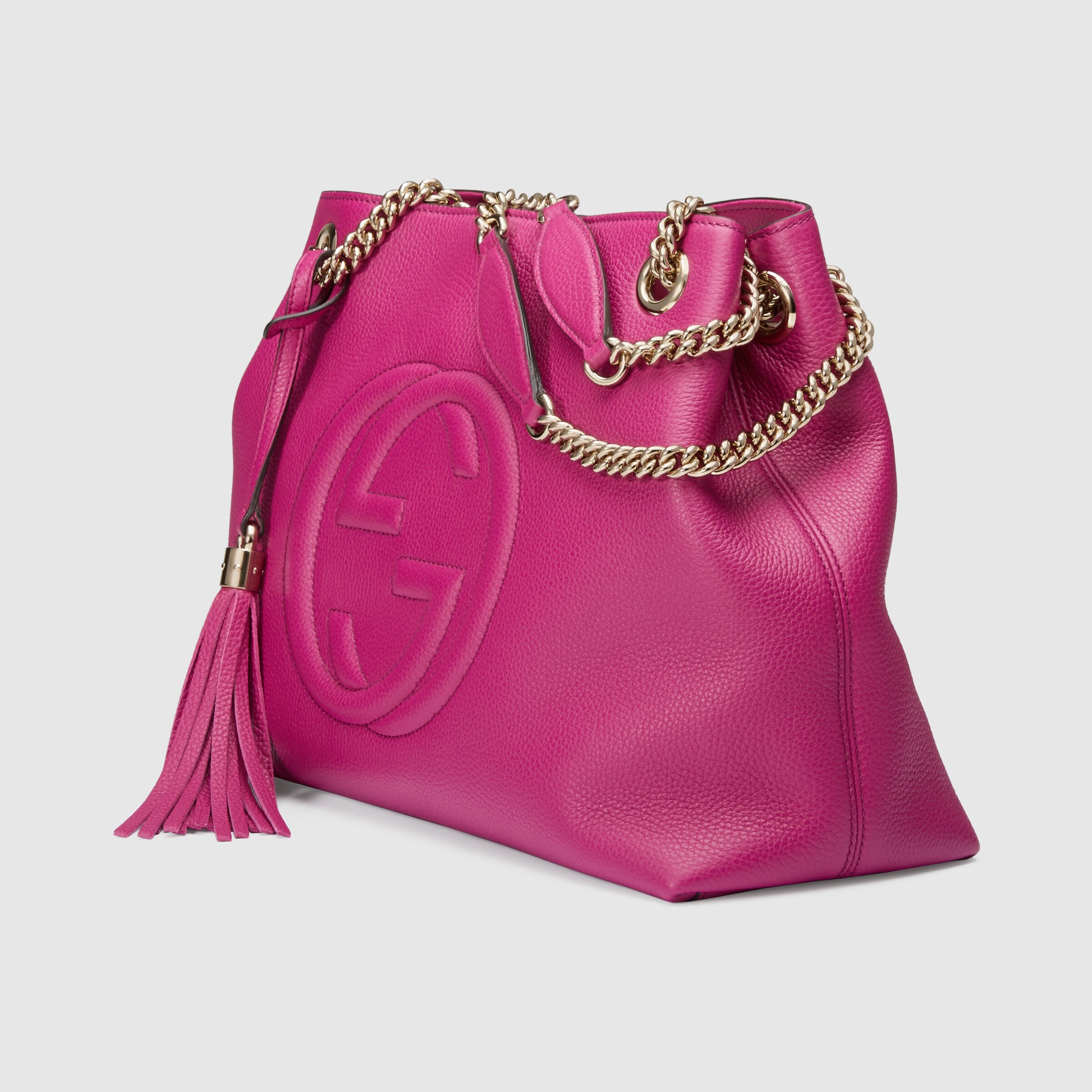 gg soho leather shoulder bag