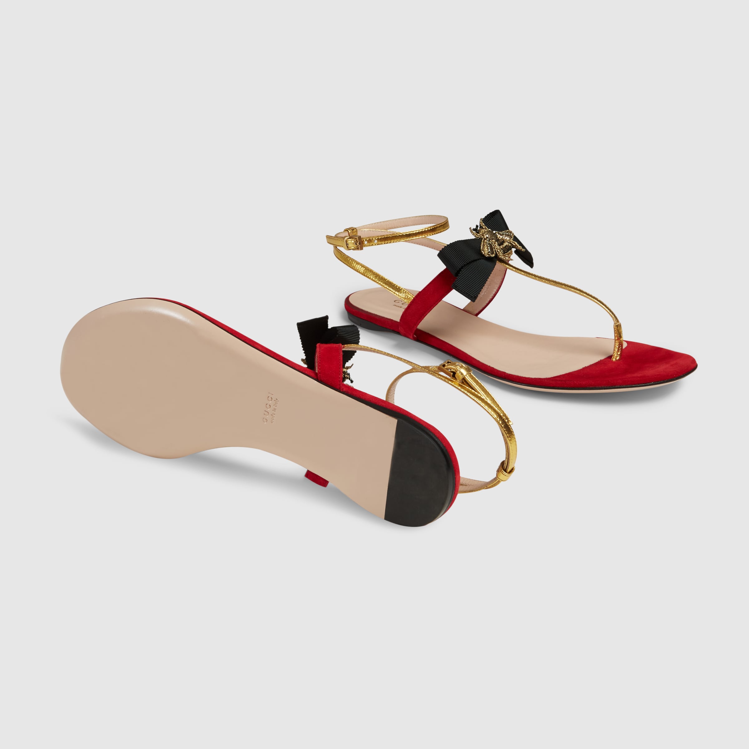 gucci flat thong sandals