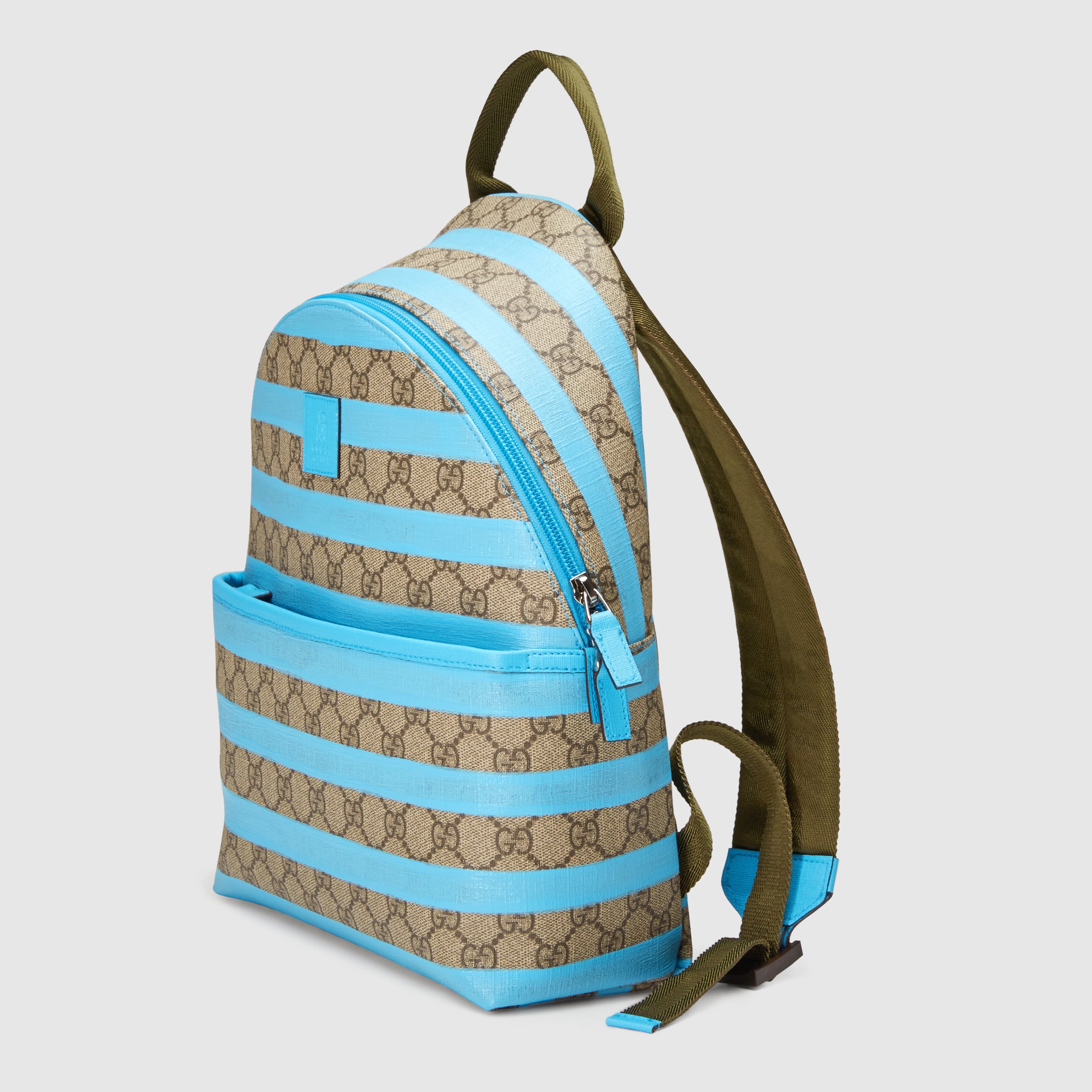 Gucci Children Children's GG striped backpack 271327KXE1N9689