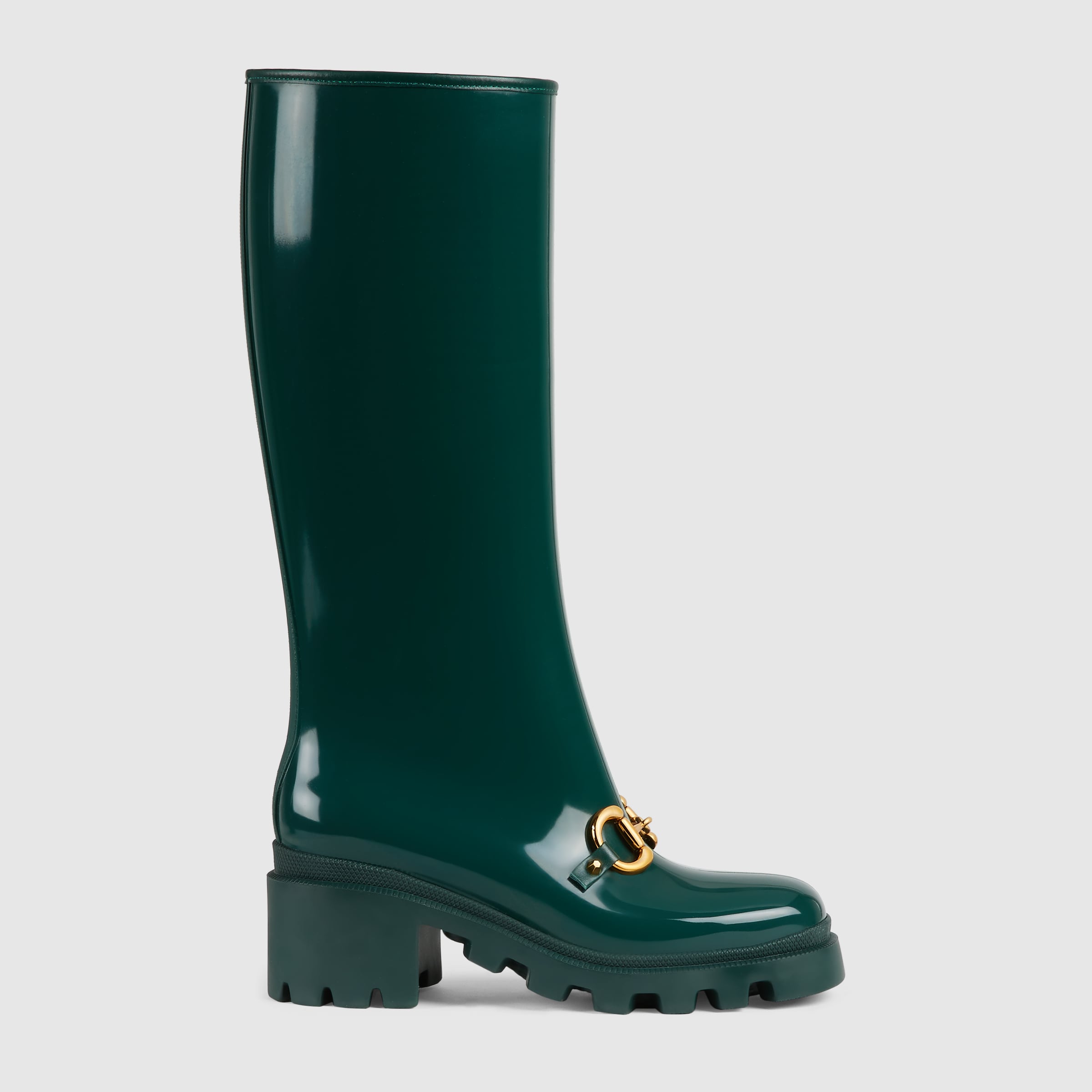 green gucci boots