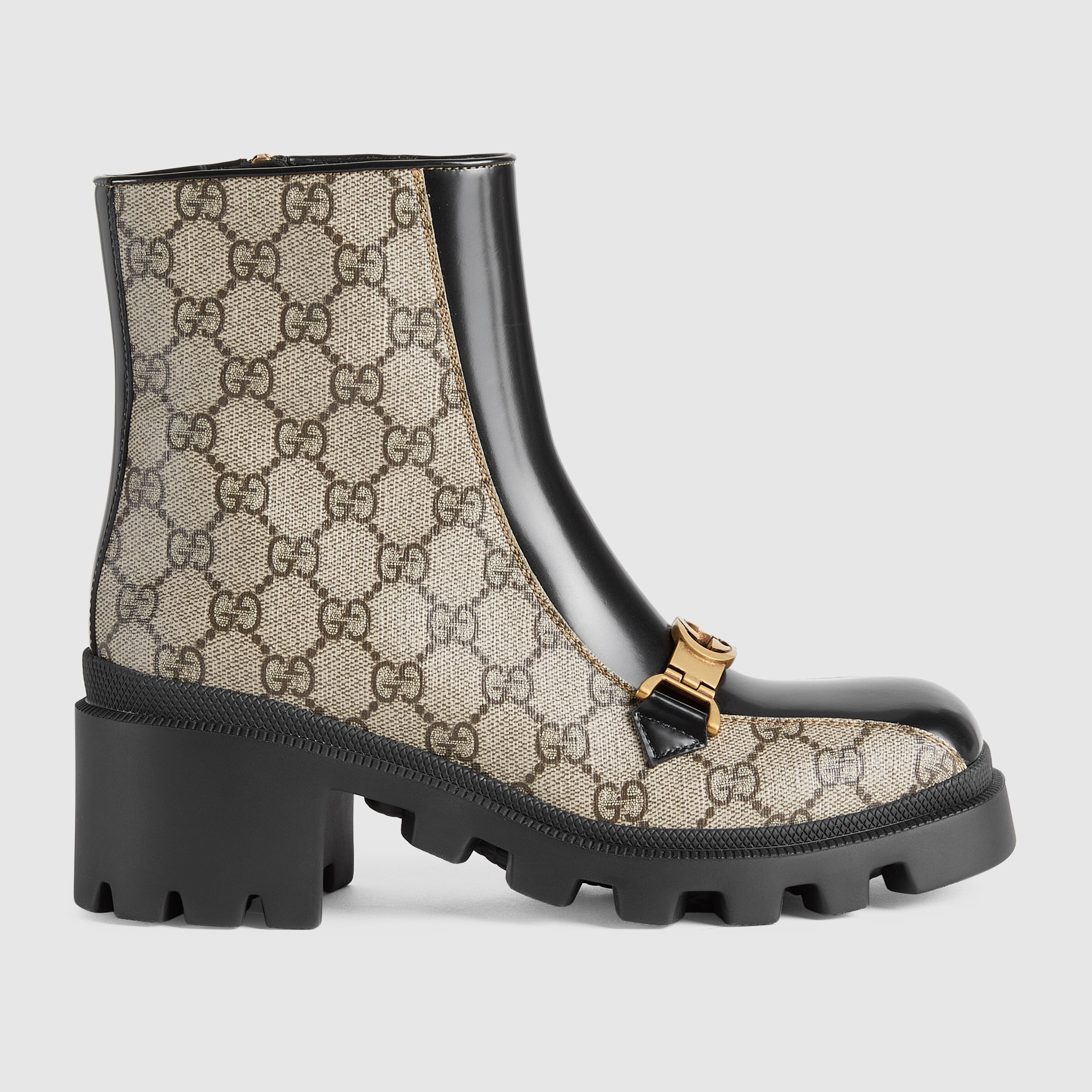 gucci leopard boots
