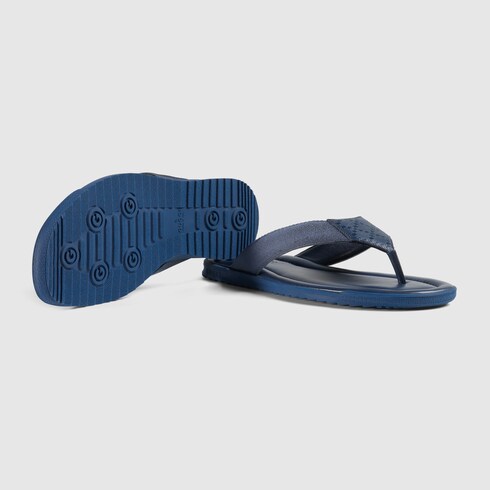 light blue gucci thong sandals