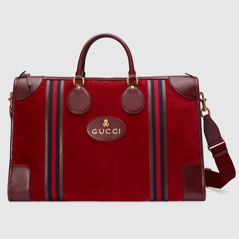 gucci red duffle bag