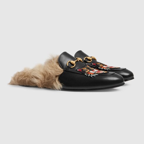 gucci princetown cat