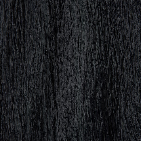 Gucci Gonna in tessuto fil coupé sfrangiato nero Detail 2