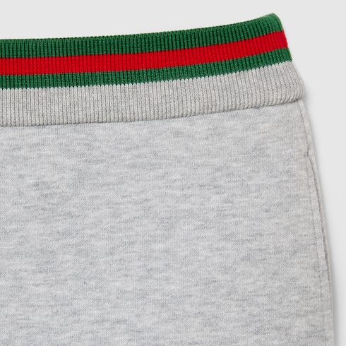 Gucci Cotton jersey skirt with Web Detail 2