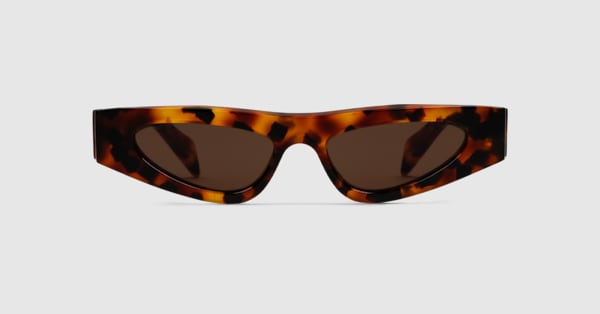 Cat Eye Frame Sunglasses In Brown Undefined GUCCI SI