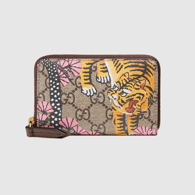 Shoptagr Gucci Bengal Zip Card Case by Gucci