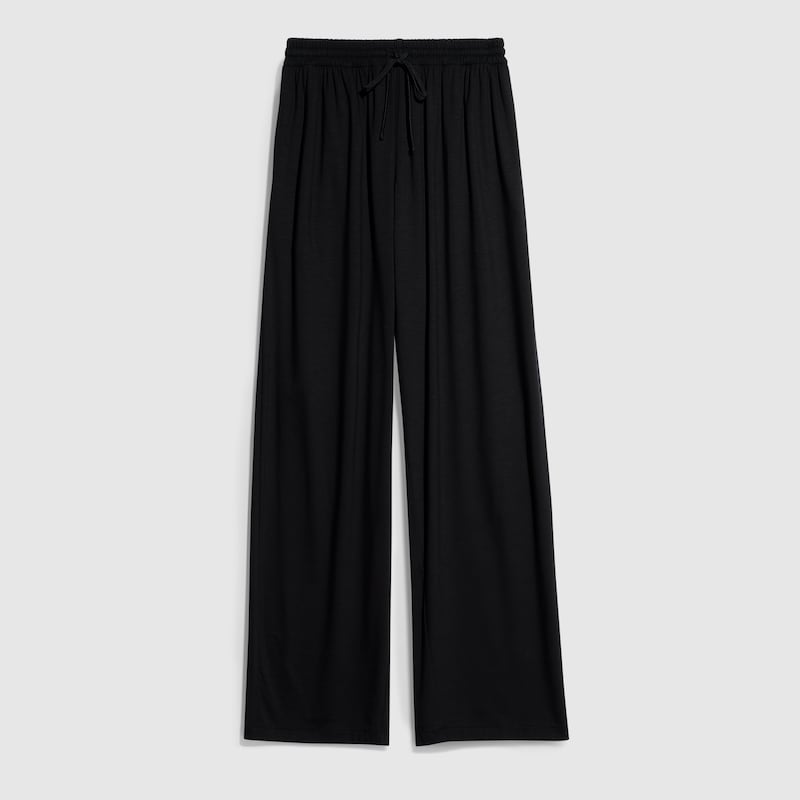 GUCCI Soft Rayon Jersey Sportswear Pants, Size XL, Black, Ready-to-wear