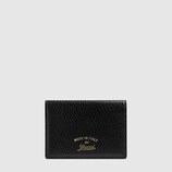 Gucci Swing leather train pass case