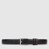 Reversible leather belt