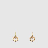Orecchini Horsebit con diamanti
