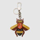 Bee key ring with crystals