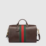 Leather duffle