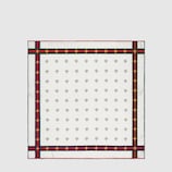 Bee pattern silk pocket square