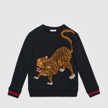 Children's tiger cotton sweatshirt
