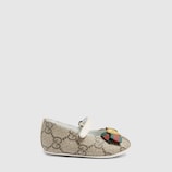 Ballerina in tessuto GG Supreme