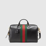 leather duffle