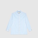 Detachable collar Cambridge shirt