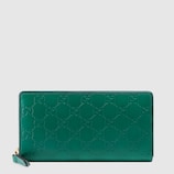 Gucci Signature zip around wallet