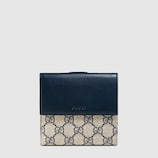 GG Supreme french flap wallet