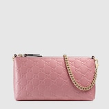 Portafoglio da polso in pelle Gucci Signature
