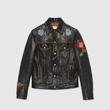 Painted leather jacket