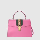 Sylvie leather top handle bag
