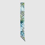 GG Blooms silk neck bow