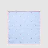 Fazzoletto da taschino in cotone con cuori
