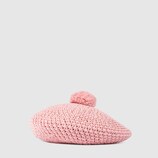 Cappello in cotone lavorato a maglia