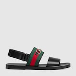 Leather Web sandal