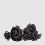 Flower brooch in silk and cotton