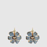 Boucles d'oreilles Gucci Flora avec saphirs