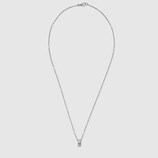 Icon necklace in white gold