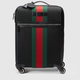 techno fabric wheeled carry-on suitcase