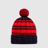 Baby striped wool hat