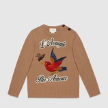 Children's embroidered sweater